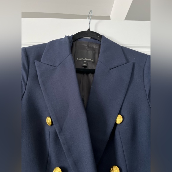 Banana Republic Double Breasted Captain’s Blazer (4 Tall) - Picture 8 of 15